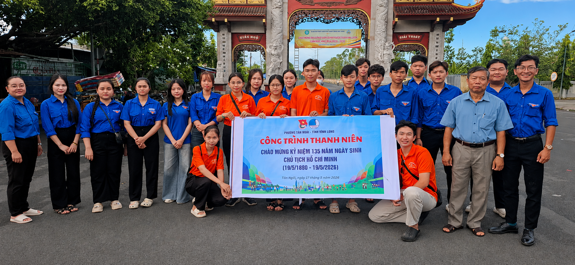 ĐOÀN PHƯỜNG TÂN NGÃI RA QUÂN THỰC HIỆN CÔNG TRÌNH THANH NIÊN 