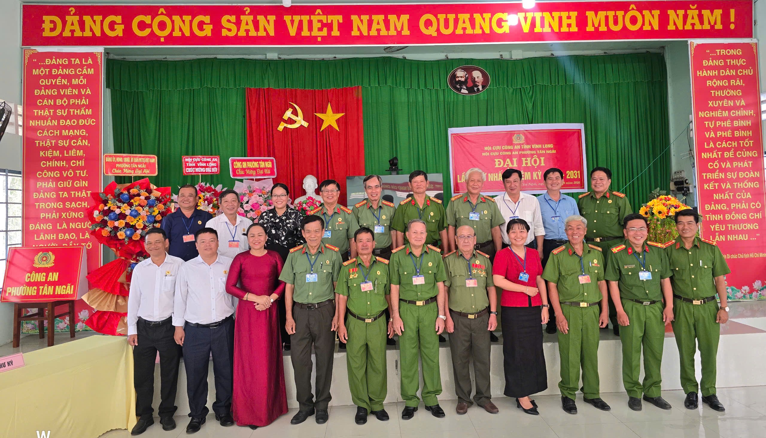 Đại hội thành lập Hội Cựu Công an nhân dân phường Tân Ngãi lần thứ I, nhiệm kỳ 2026 - 2031
