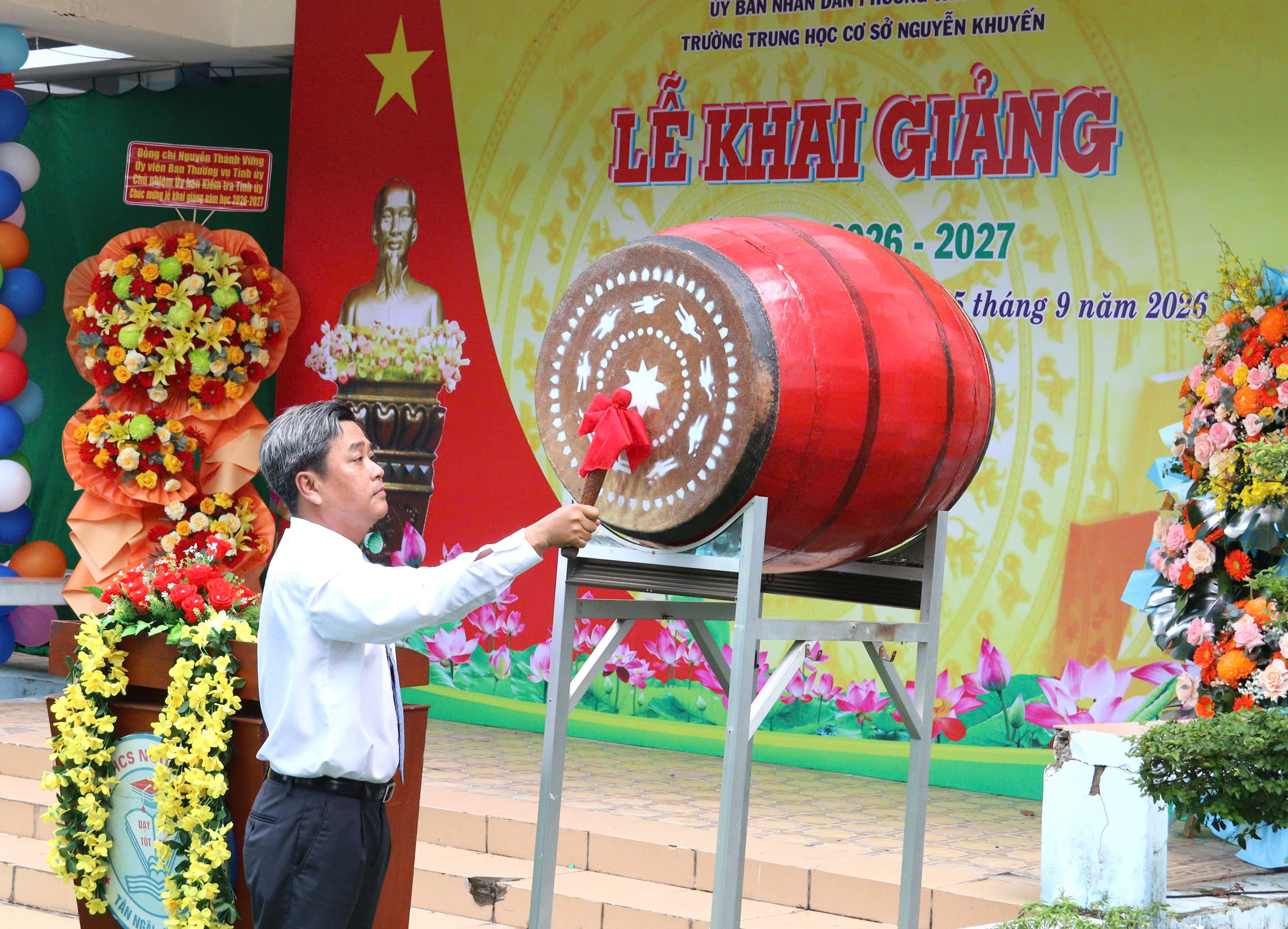 Phường Tân Ngãi - Rộn ràng Khai giảng năm học mới 2026 - 2027