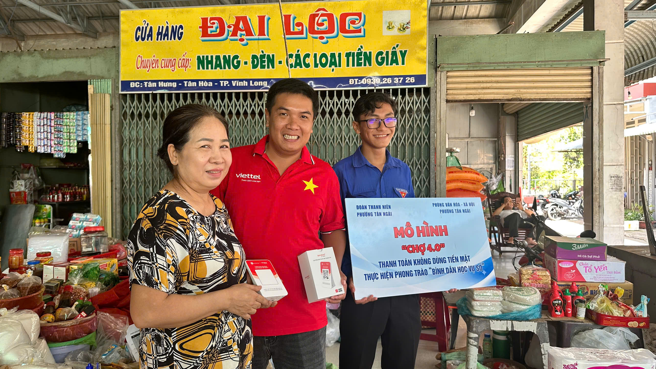 Mô hình "Chợ 4.0" lan tỏa mạnh mẽ, tiểu thương Tân Ngãi chủ động chuyển đổi số