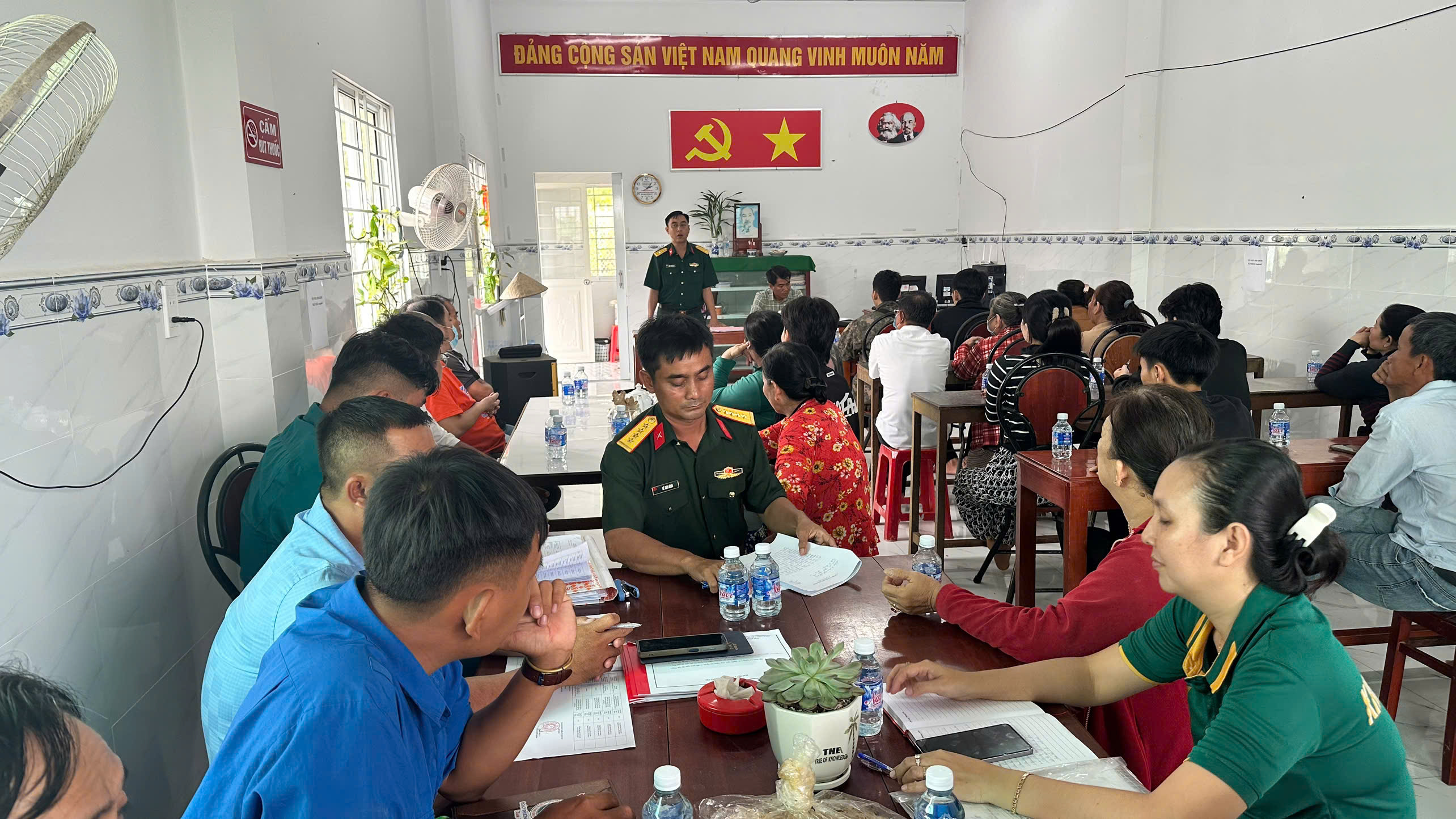 Phường Tân Ngãi tổ chức Bình nghị lần 1 tuyển chọn gọi công dân thực hiện NVQS và nghĩa vụ tham gia CAND năm 2027