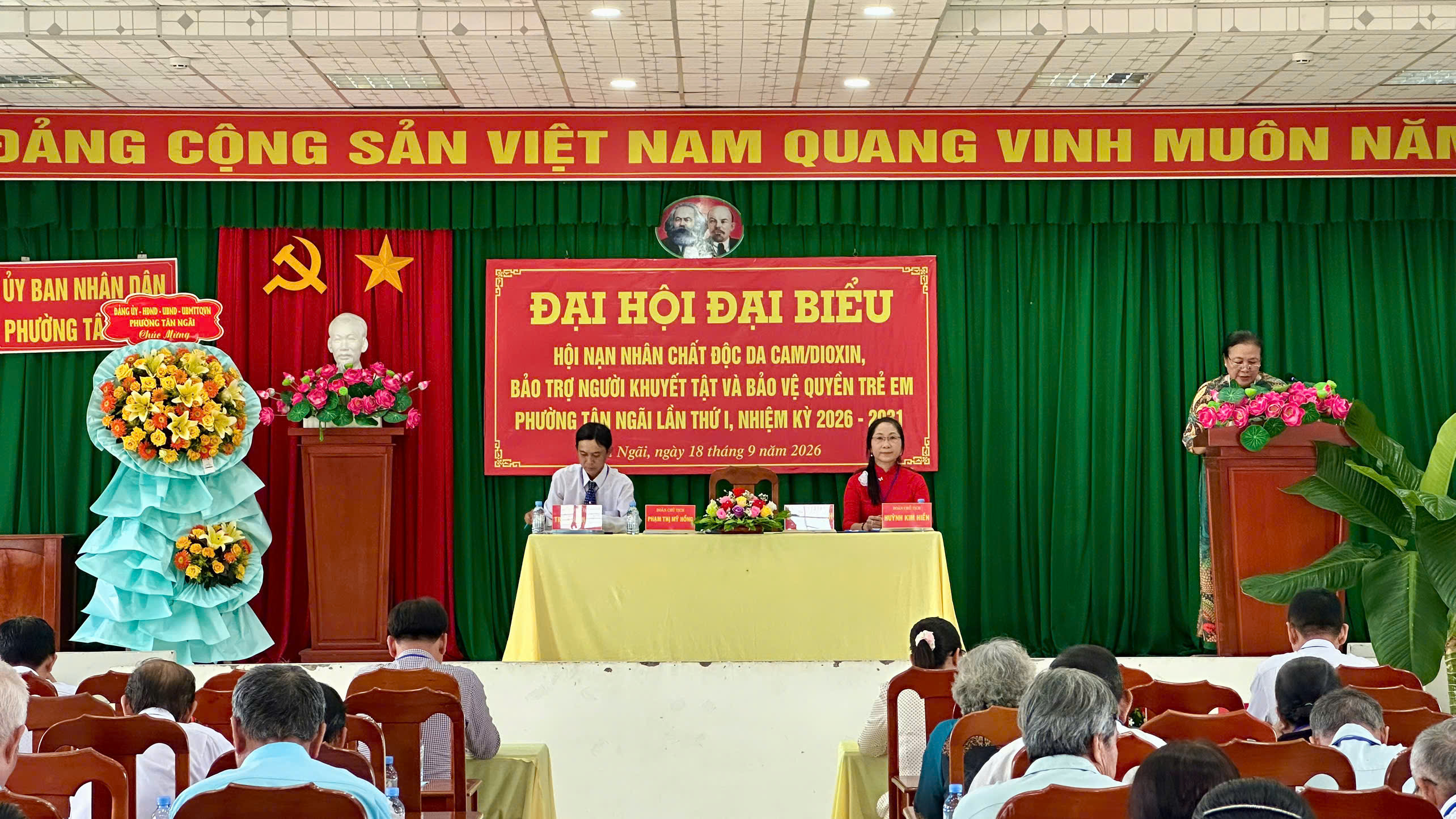 Phường Tân Ngãi Tổ Chức Đại Hội Đại Biểu Hội Nạn Nhân Chất Độc Da Cam/Dioxin, Bảo Trợ Người Khuyết Tật Và Bảo Vệ Quyền Trẻ Em Lần Thứ I, Nhiệm Kỳ 2026 - 2031  