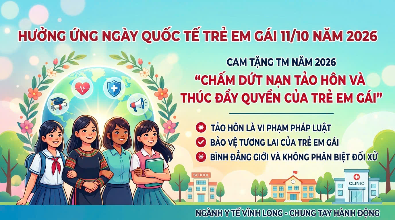 Hưởng Ứng Ngày Quốc Tế Trẻ Em Gái 11/10 Năm 2026.