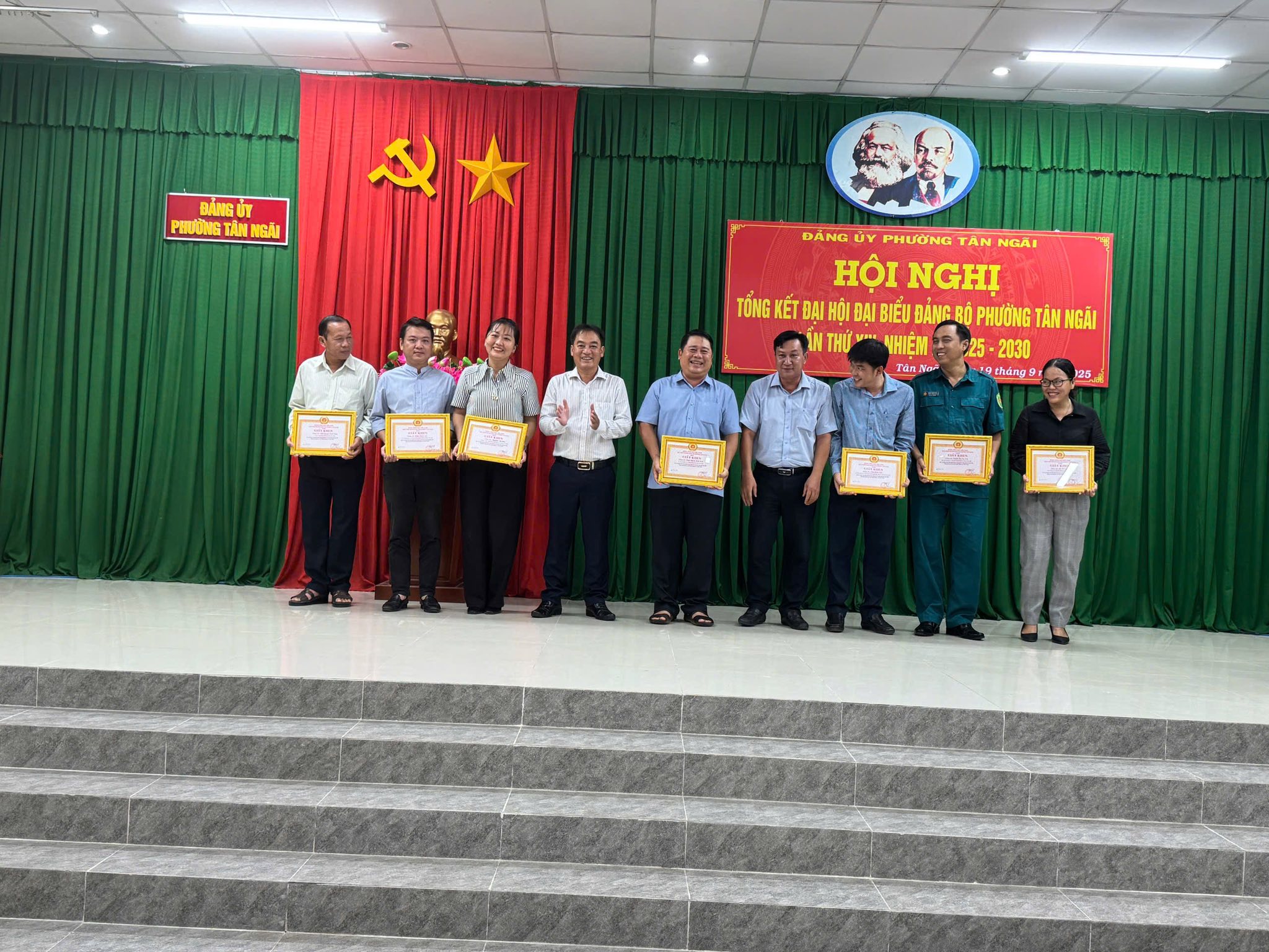Tổng kết Đại hội Đại biểu Đảng bộ phường Tân Ngãi