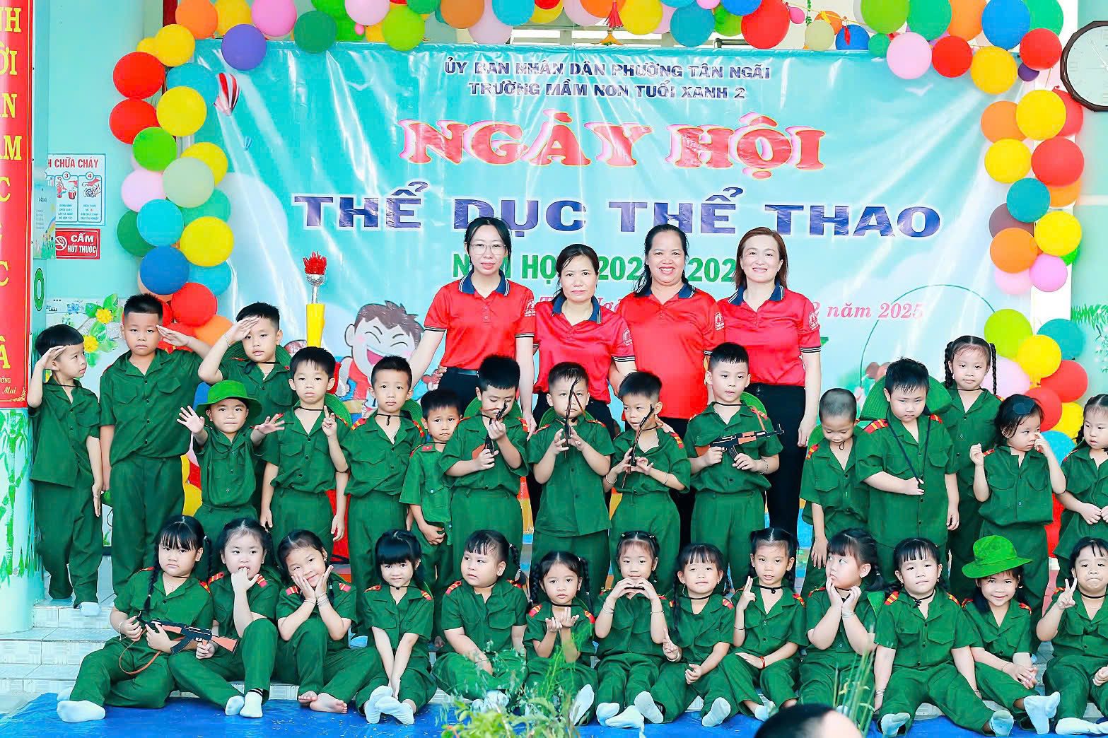 Trường MNTX2 - Tổ chức ngày hội TDTT năm học 2025-2026