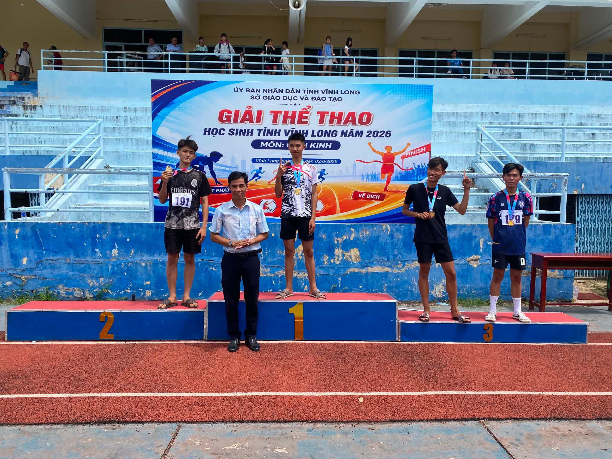 Phường Tân Ngãi giành 9 huy chương các loại tại giải Thể thao học sinh tỉnh Vĩnh Long năm 2026
