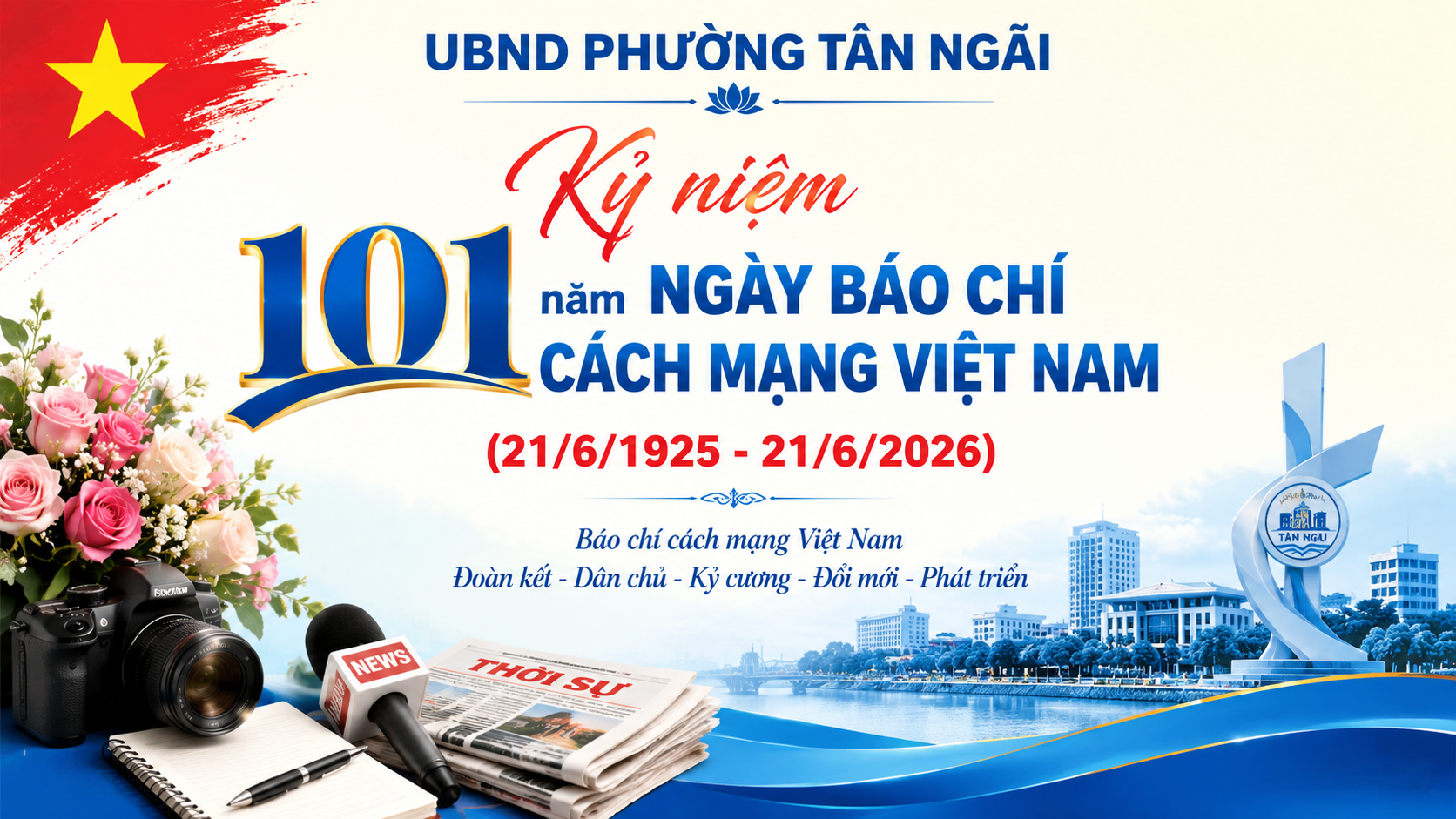 Chào mừng Kỷ niệm 101 năm Ngày báo chí cách mạng Việt nam (21/6/1925 - 21/6/2026)