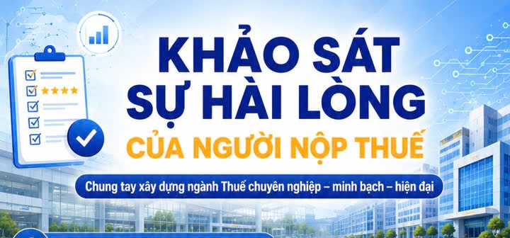 Khảo sát đo lường sự hài lòng của người nộp thuế