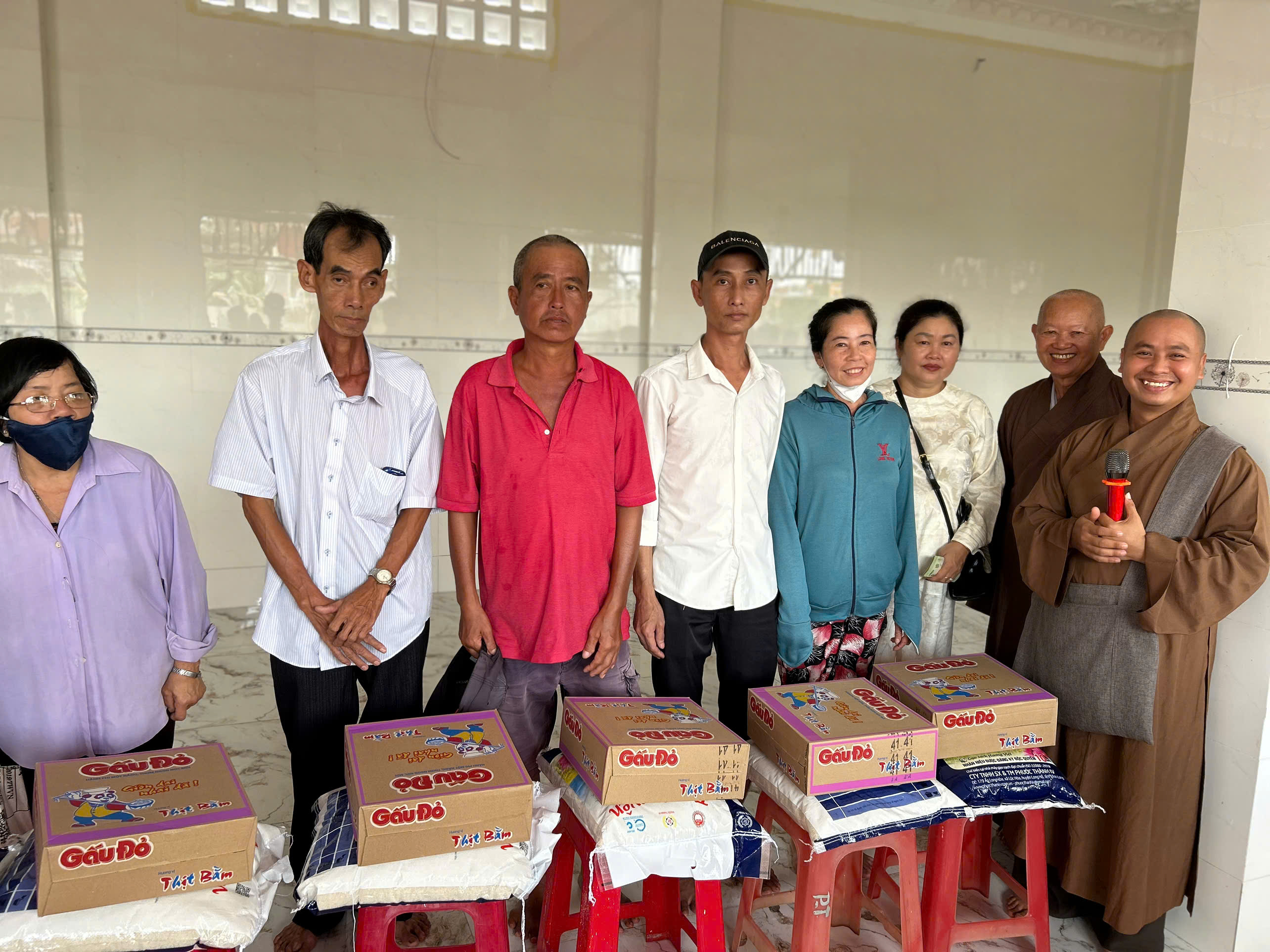 Chùa Phước Thạnh - Tặng 100 phần quà Lễ Vu lan