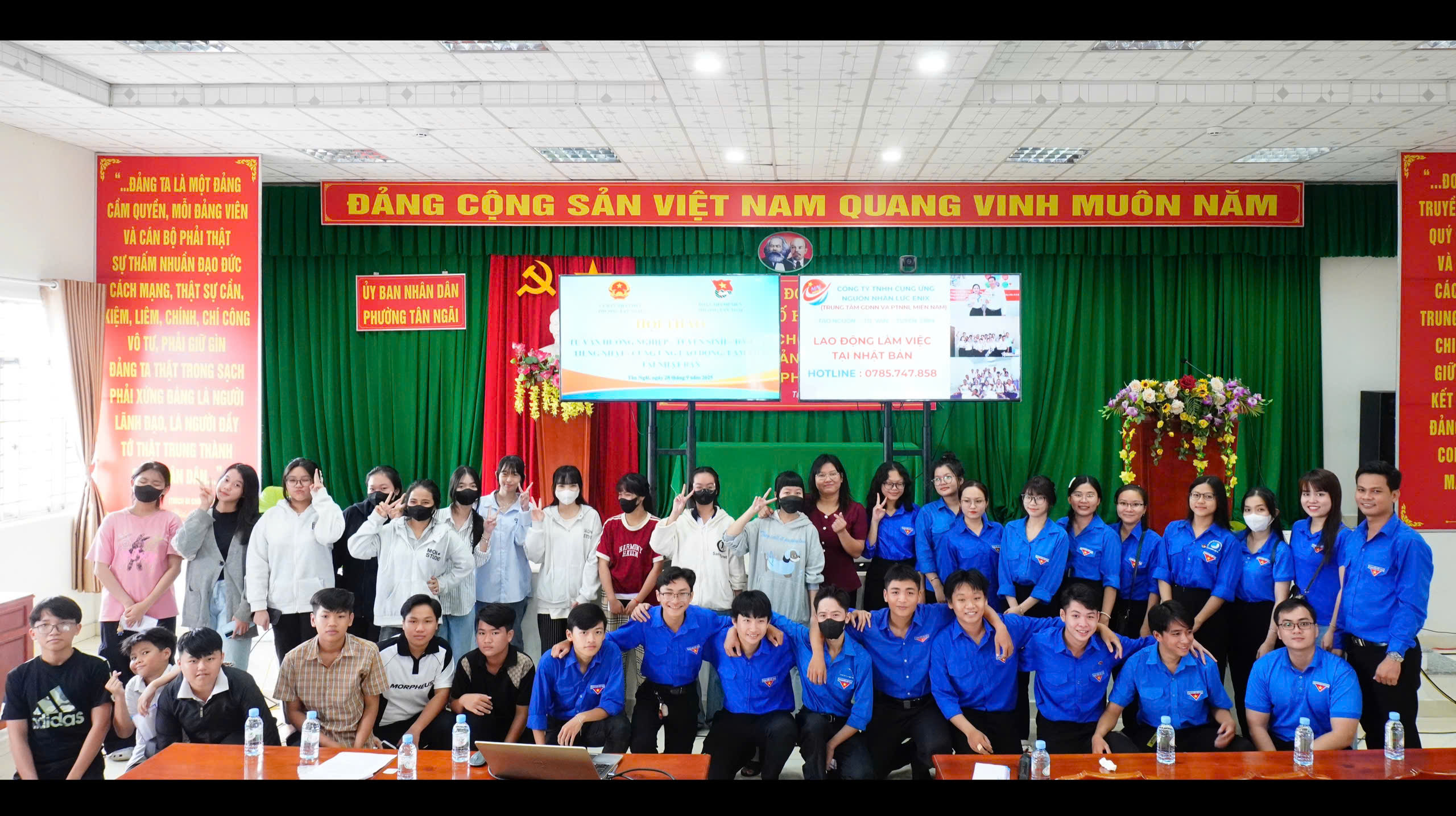 UBND phường Tân Ngãi tổ chức chương trình “Hội thảo Tư vấn – Tuyển sinh – Đào tạo tiếng Nhật cung ứng lao động làm việc tại Nhật Bản”