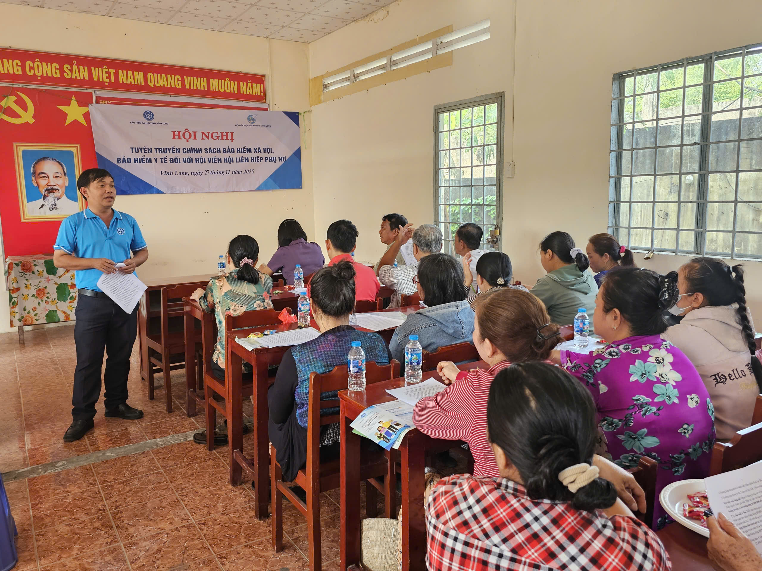 Hội nghị tuyên truyền, đối thoại chính sách BHXH tự nguyện, BHYT hộ gia đình, ra mắt mô hình “Tổ phụ nữ tiết kiệm tham gia BHXH tự nguyện"