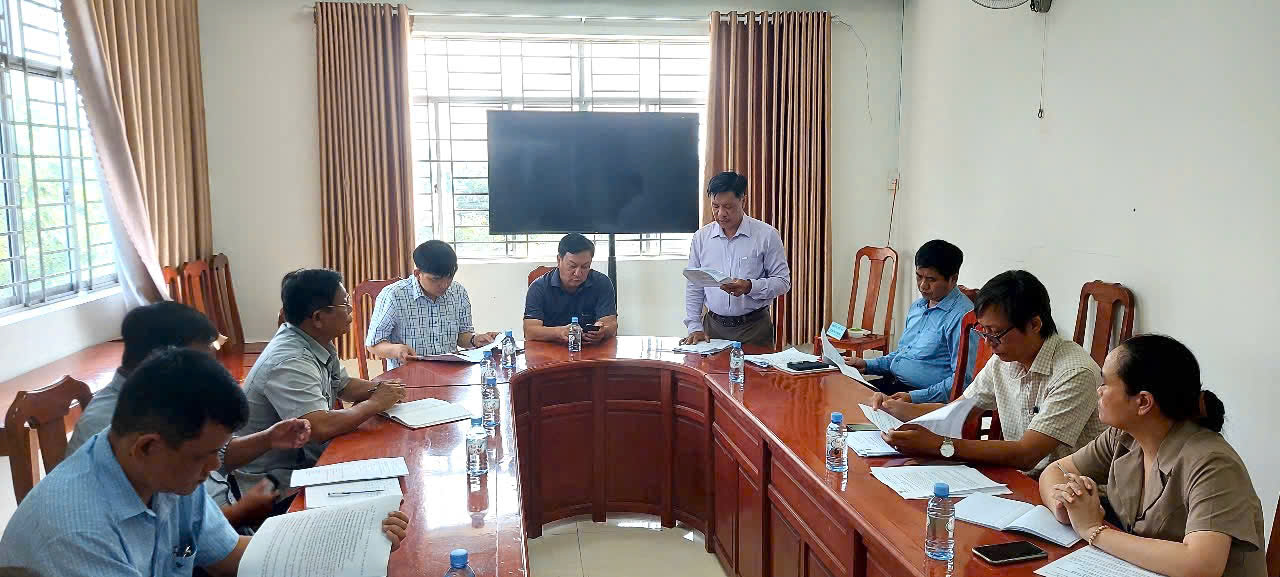 Tổ chức triển khai QĐ-KH và đề cương báo cáo giám sát đối với UBND về việc thực hiện công tác quản lý, bố trí, xử lý tài sản công sau sáp nhập